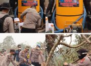 Gunakan X-Fire, Kapolres Kapuas Percepat Pemadaman Karhutla di Sei Pasah