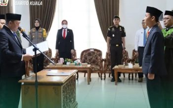 Selamat Riyanto Resmi Jadi Sekda Batola, Bupati Minta Segera Kawal RPJMD