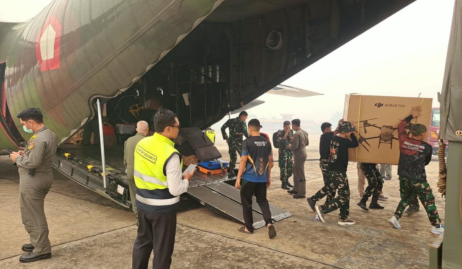 Kodam XXII/TB Terima Bantuan Drone Dari Kemenhan RI Untuk Penanganan Karhutla