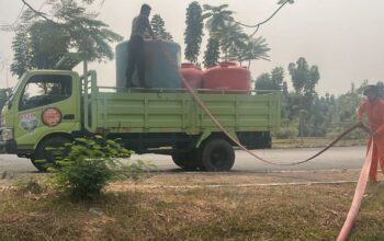 Dukung Penanganan Karhutla, Bandara Internasional Syamsudin Noor Siapkan Pos Bantuan Suplai Air