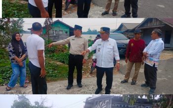 Tinjau Jalan Rantau Baru, Bupati Kapuas rencanakan Peningkatan & Pelebaran Jalan Desa Maluen yang Jadi Akses Utama