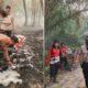 Dirsamapta Polda Kalteng Pantau Langsung Penggunaan Larutan Surfaktan Dalam Penanganan Karhutla