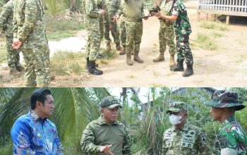 Pangdam XXII/TB Tinjau Lokasi Sumur Bor di Pulang Pisau Pangdam XXII/TB Tinjau Lokasi Sumur Bor di Pulang Pisau