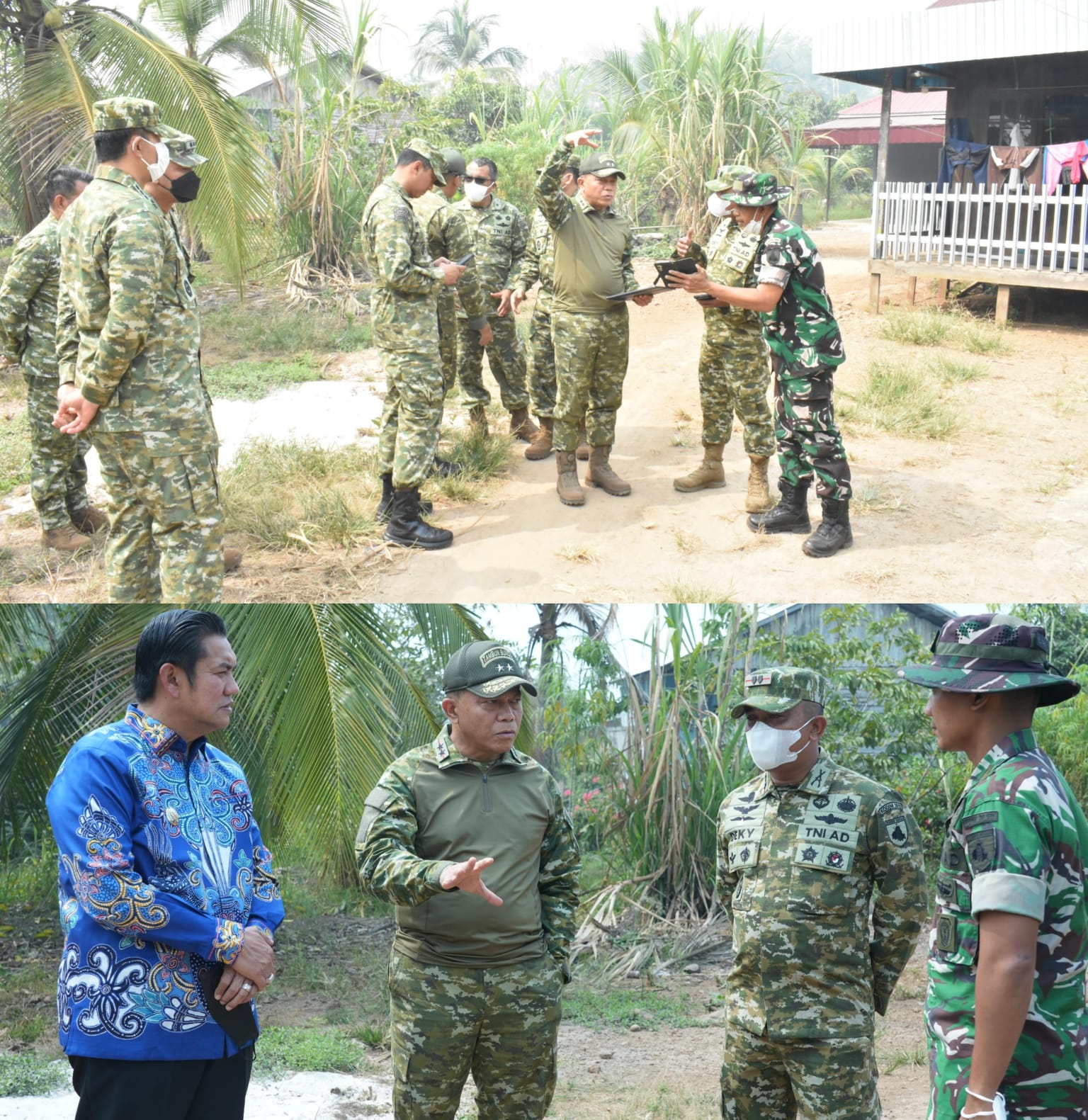 Pangdam XXII/TB Tinjau Lokasi Sumur Bor di Pulang Pisau