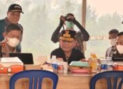 Bersama Gubernur dan Pangdam, Kapolda Kalteng Tinjau Posko Taktis Penanganan Karhutla