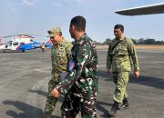 Pangdam XXII/TB Tinjau Karhutla di Wilayah Kalimantan Selatan dari Udara
