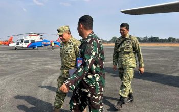 Pangdam XXII/TB Tinjau Karhutla di Wilayah Kalimantan Selatan dari Udara
