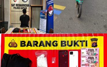 Polres Kapuas Amankan Pria, Diduga Kuasai Sabu Hampir 100 Gram