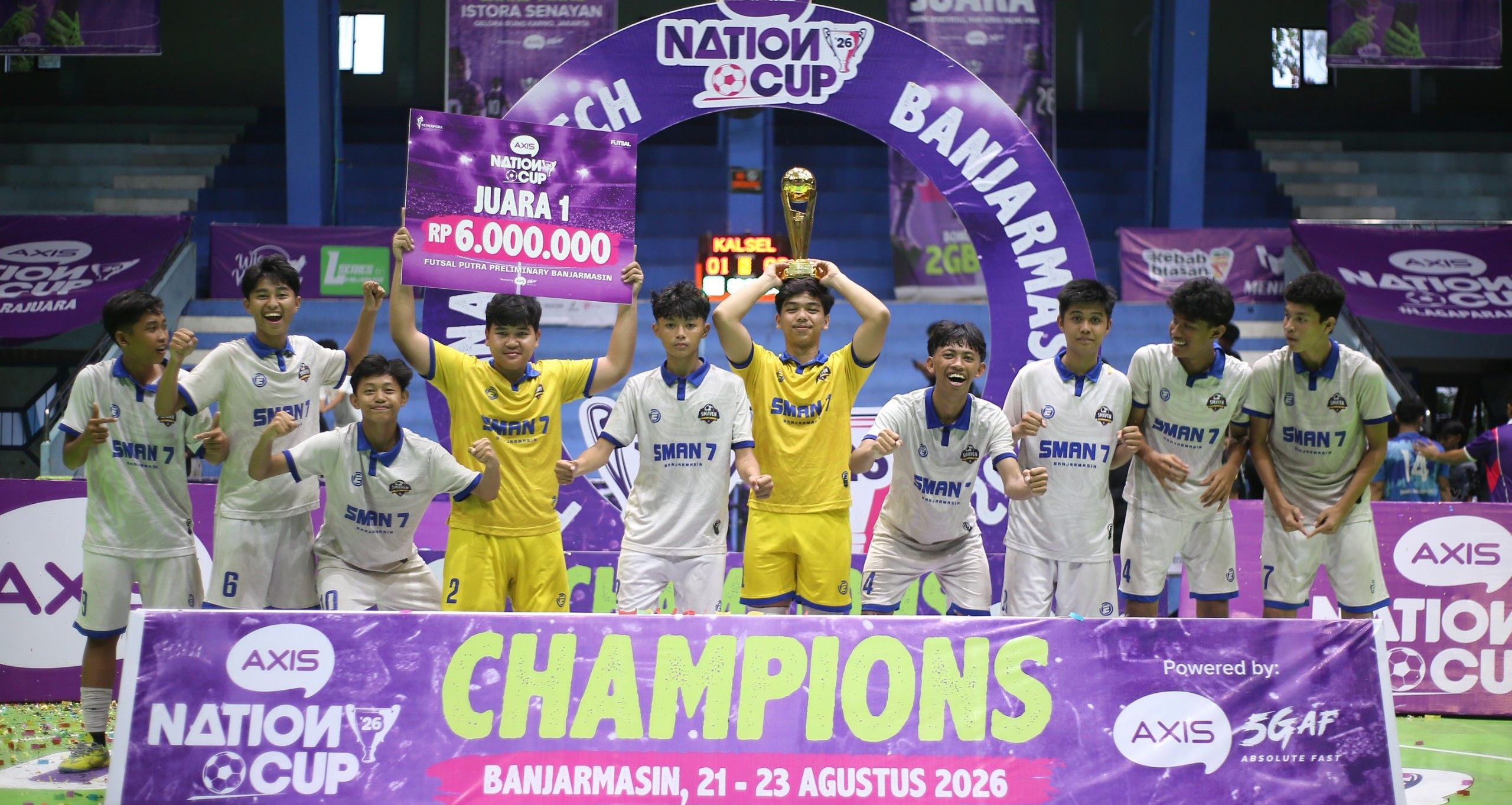 AXIS NATION CUP 2026 SMAN 7 Banjarmasin Balas Kekalahan Tahun Lalu, Siap Berjuang di Final Regional Kalimantan