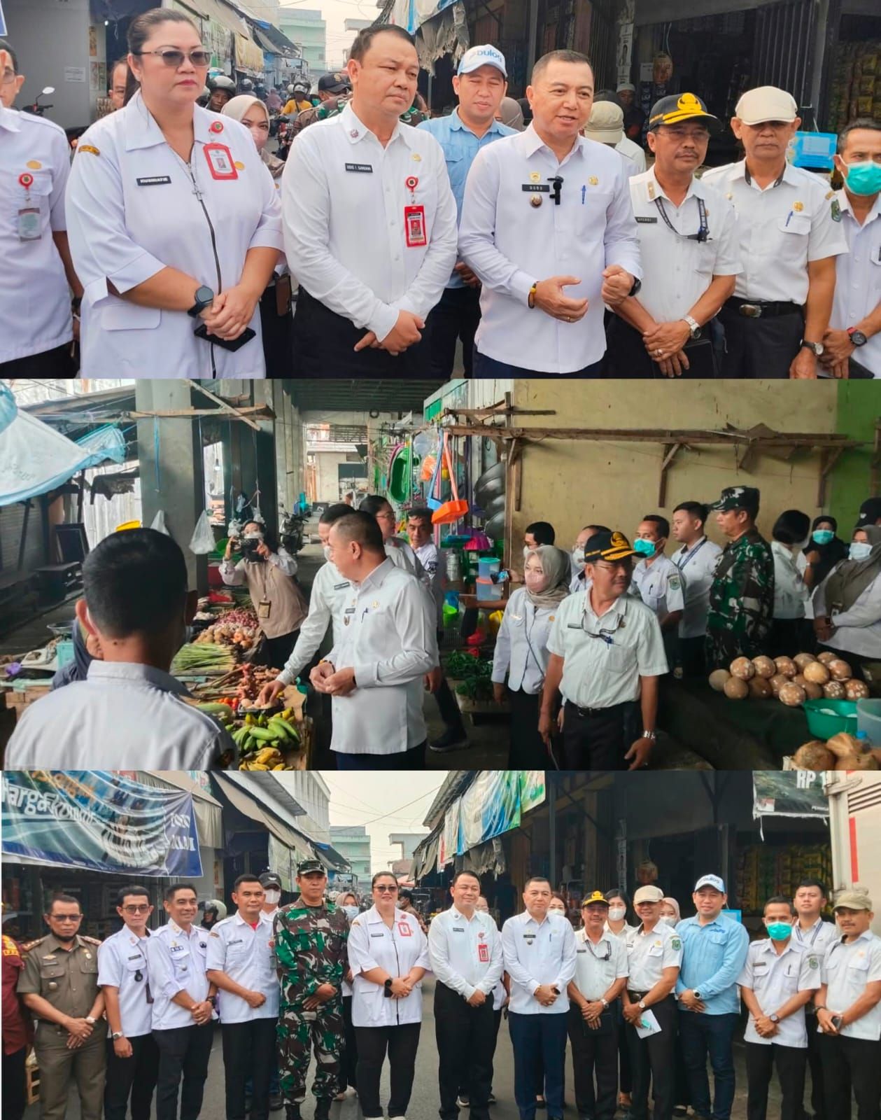 Wabup dan Sekda Kapuas Cek Harga Pangan, Pemkab Siapkan Operasi Pasar Murah