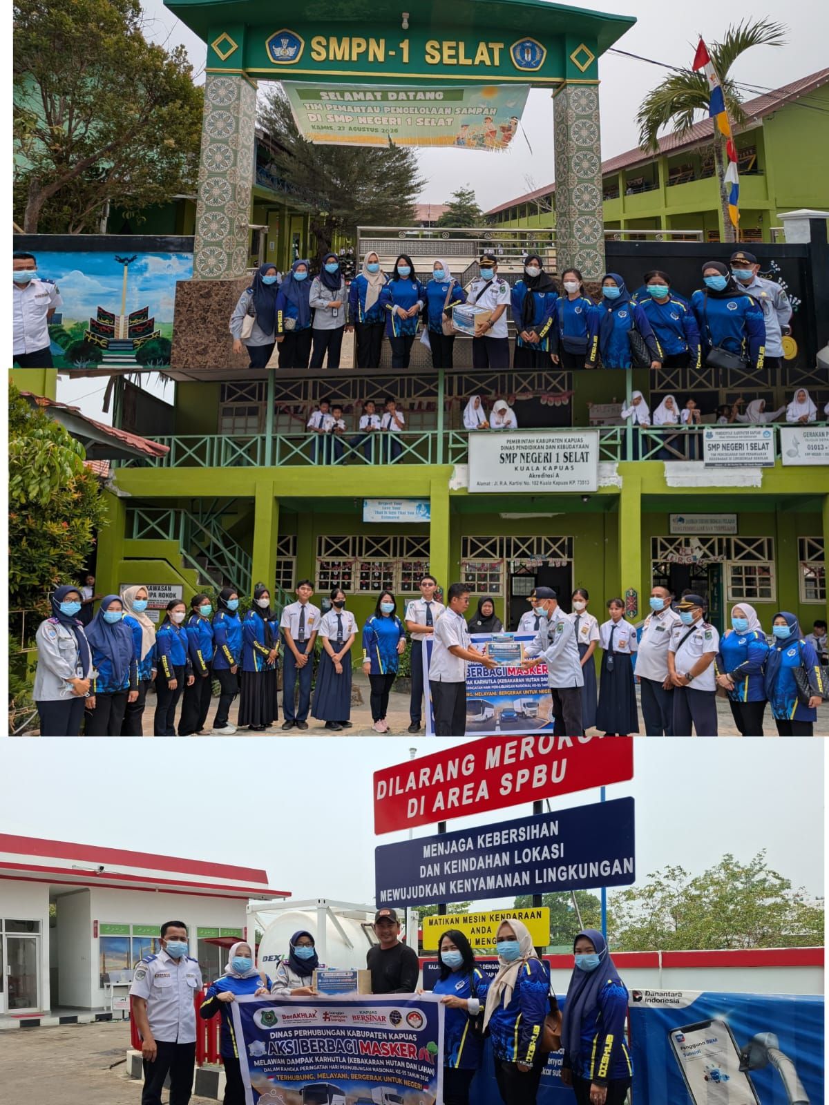 Peringatan HARHUBNAS ke-55 Tahun 2026 : Dishub Kapuas Tinggalkan Seremonial, Fokus Bakti Sosial & Pembagian Masker Cegah ISPA Akibat Kabut Asap