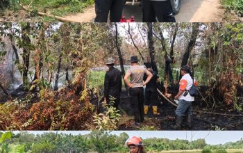 Tim Gabungan Padamkan Karhutla di Handel Usang Selat Utara; Jarak Sumber Air 420 Meter Jadi Kendala Utama Tim Gabungan Padamkan Karhutla di Handel Usang Selat Utara; Jarak Sumber Air 420 Meter Jadi Kendala Utama