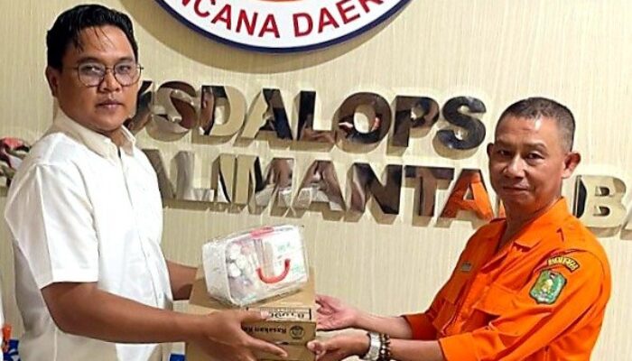PTPN Group melalui PTPN IV Regional V Salurkan Bantuan untuk Mendukung Penanganan Karhutla di Kalimantan