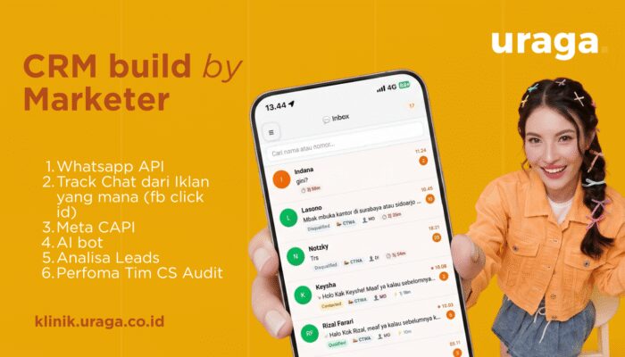 CRM WhatsApp untuk Klinik: Uraga Rilis Sistem Terintegrasi
