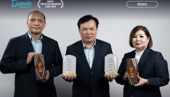 Dupoin Futures Raih 4 Penghargaan JFX dan KBI, Volume Transaksi Capai 833 Ribu Lot
