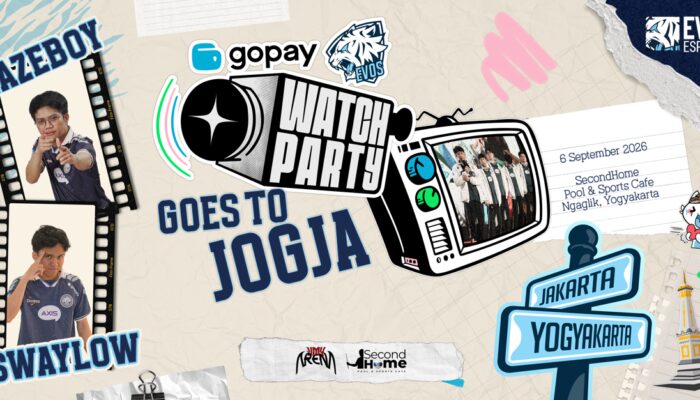 EVOS GoPay Watch Party Goes to Jogja, Bawa Atmosfer MPL  Lebih Dekat ke Komunitas Kota Pelajar