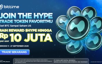 Pasar Crypto Semakin Dinamis, Bittime Hadirkan Program  Berhadiah $HYPE hingga Sepuluh Juta Rupiah