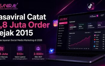Jasaviral Catat 4,8 Juta Order Sejak 2015, Perluas Layanan Social Media Marketing di 2026