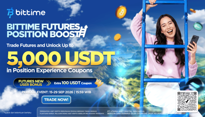 Bittime Perluas Akses Futures Melalui Program Position Boost