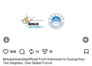 Kerja Sama Indonesia–Tiongkok Semakin Erat, BINUS UNIVERSITY Perluas Pengalaman Belajar Global bagi Mahasiswa