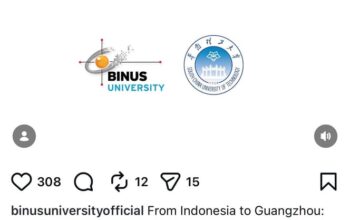 Kerja Sama Indonesia–Tiongkok Semakin Erat, BINUS UNIVERSITY Perluas Pengalaman Belajar Global bagi Mahasiswa