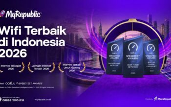MyRepublic Indonesia Kembali Diakui sebagai Jaringan Terbaik dan Tercepat di Indonesia dari Ookla®