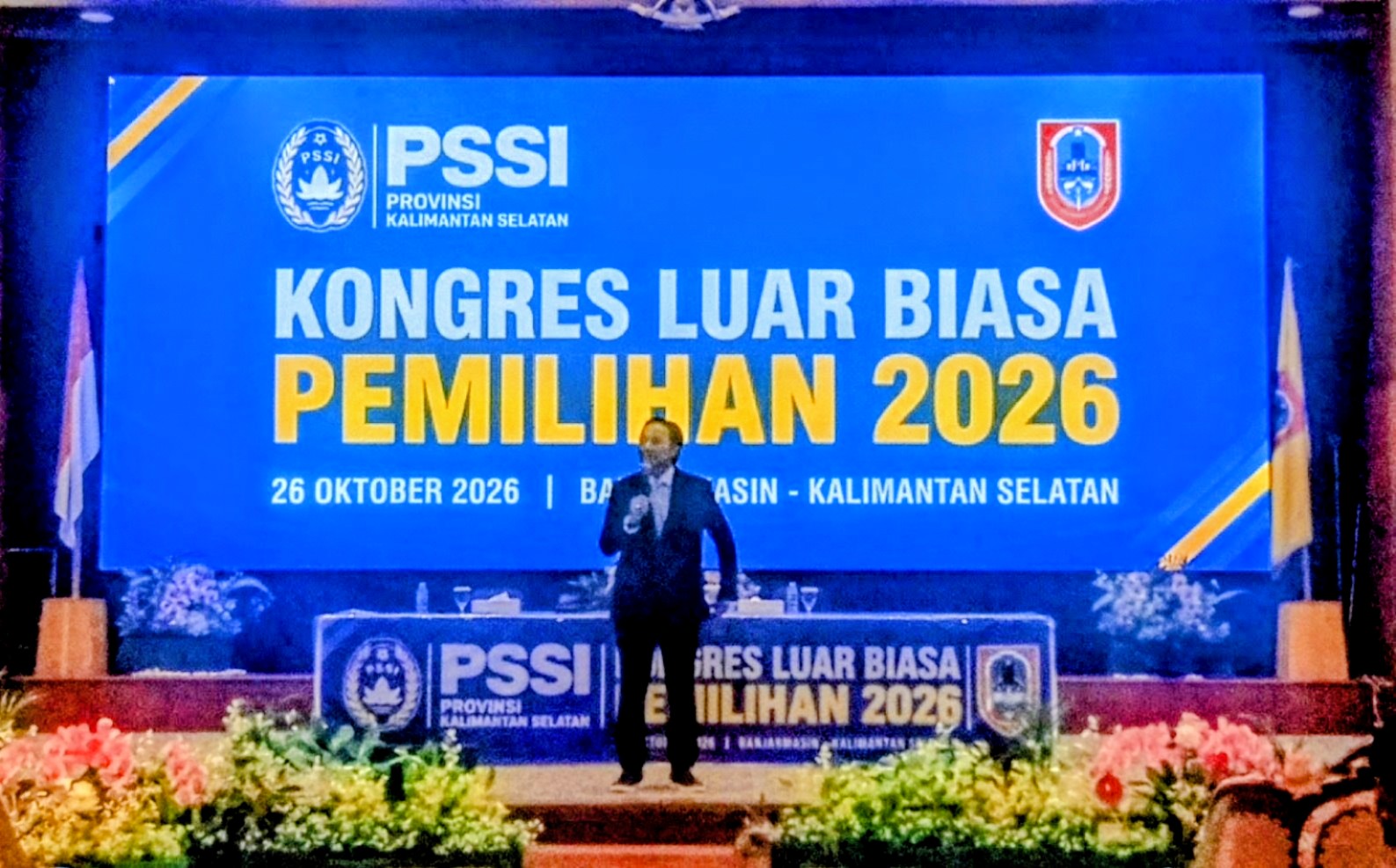 Hasnuryadi Pimpin Kembali PSSI Kalsel,Kembangkan Potensi dan Pembinaan