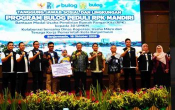 Pemko Banjarmasin dan Bulog Dorong 30 UMKM Naik Kelas Lewat Program RPK Mandiri