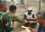 Dukung Stamina Prajurit, Satgas TMMD Terima Bantuan Kesehatan dari Komando Atas