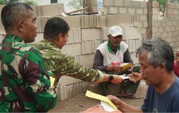 Dukung Stamina Prajurit, Satgas TMMD Terima Bantuan Kesehatan dari Komando Atas
