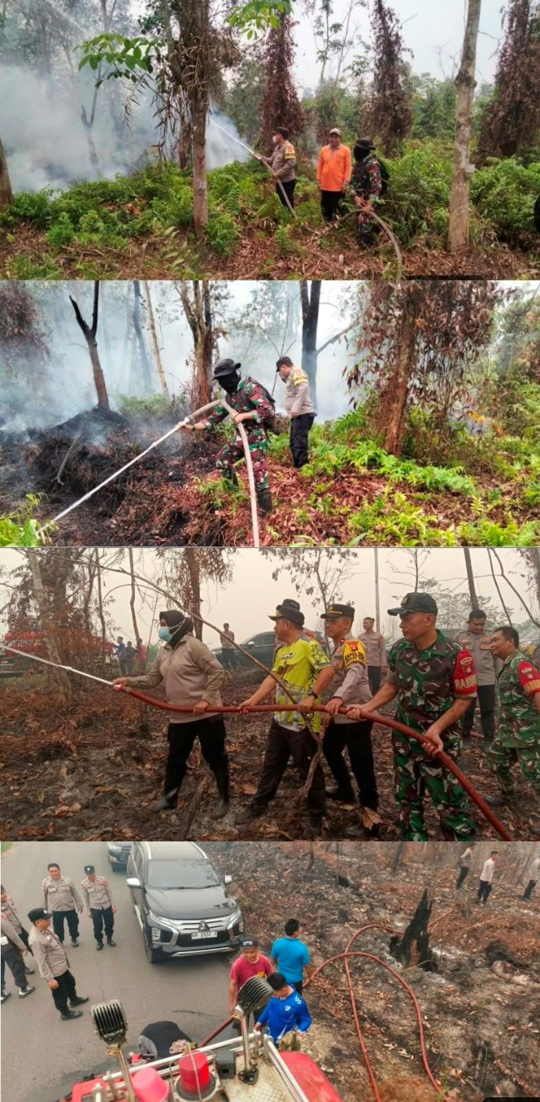 9 Titik Kebakaran Ditekan, Hotspot Capai 109 — Ini Laporan Lengkap Penanganan Karhutla Kapuas, Sabtu 10 Oktober 2026