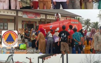 Atasi Kekeringan, BPBD Kapuas Salurkan 8.000 Liter Air Bersih ke Kelurahan Pulau Kupang