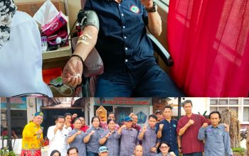 Ketua IWO Kalteng Ikut Donor Darah Meriahkan HUT IPJI ke 27 Tahun