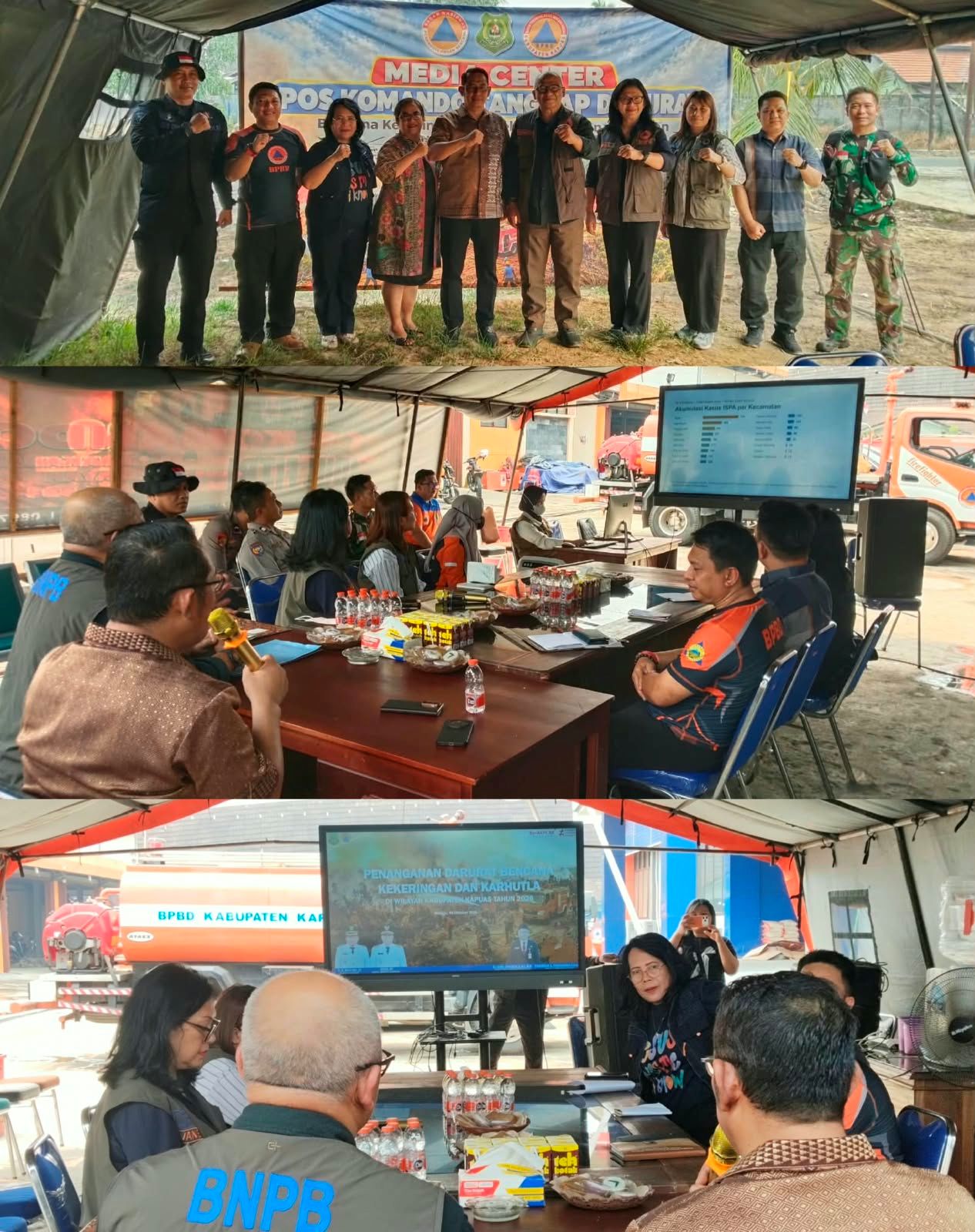 Kunjungan Tim Pengarah BNPB, Paparan Kalaksa Bpbd Kapuas Diapresiasi Sebagai Contoh Tata Kelola Data Informatif