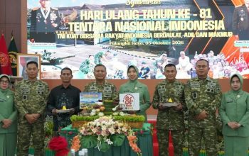Kasdam XXII/TB Pimpin Syukuran HUT ke-81 TNI Kasdam XXII/TB Pimpin Syukuran HUT ke-81 TNI