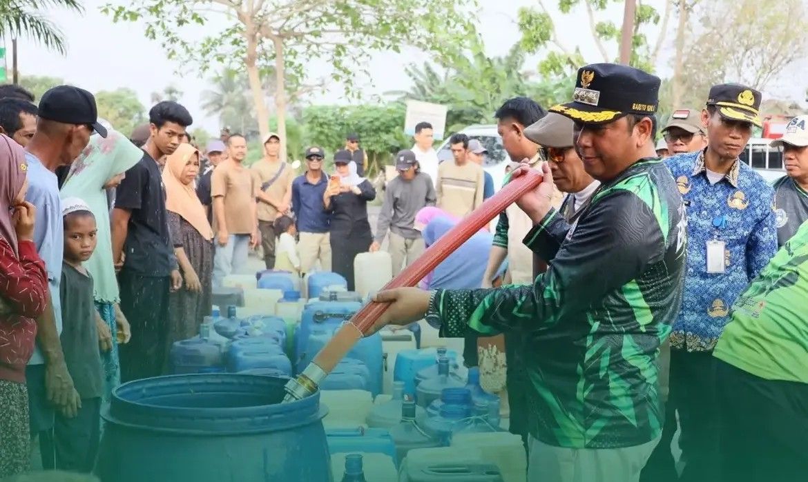 Warga Sungai Bamban Kesulitan Air Bersih, Bupati Bahrul Ilmi Turun Tangan