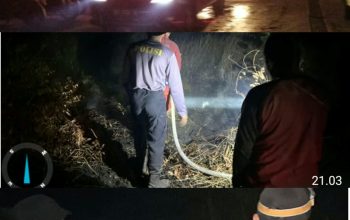 Pergantian Regu Malam, Posko Karhutla Kapuas Turunkan 4 Tim Padam Api di 4 Titik Pergantian Regu Malam, Posko Karhutla Kapuas Turunkan 4 Tim Padam Api di 4 Titik