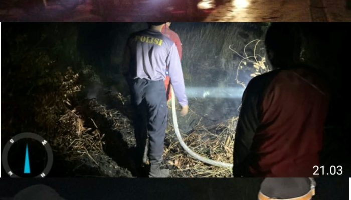 Pergantian Regu Malam, Posko Karhutla Kapuas Turunkan 4 Tim Padam Api di 4 Titik