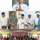 Di Tengah Kabut Asap Karhutla, Bupati Kapuas Safari Sholat Jumat, Salurkan Bantuan, dan Tinjau Wilayah Terdampak