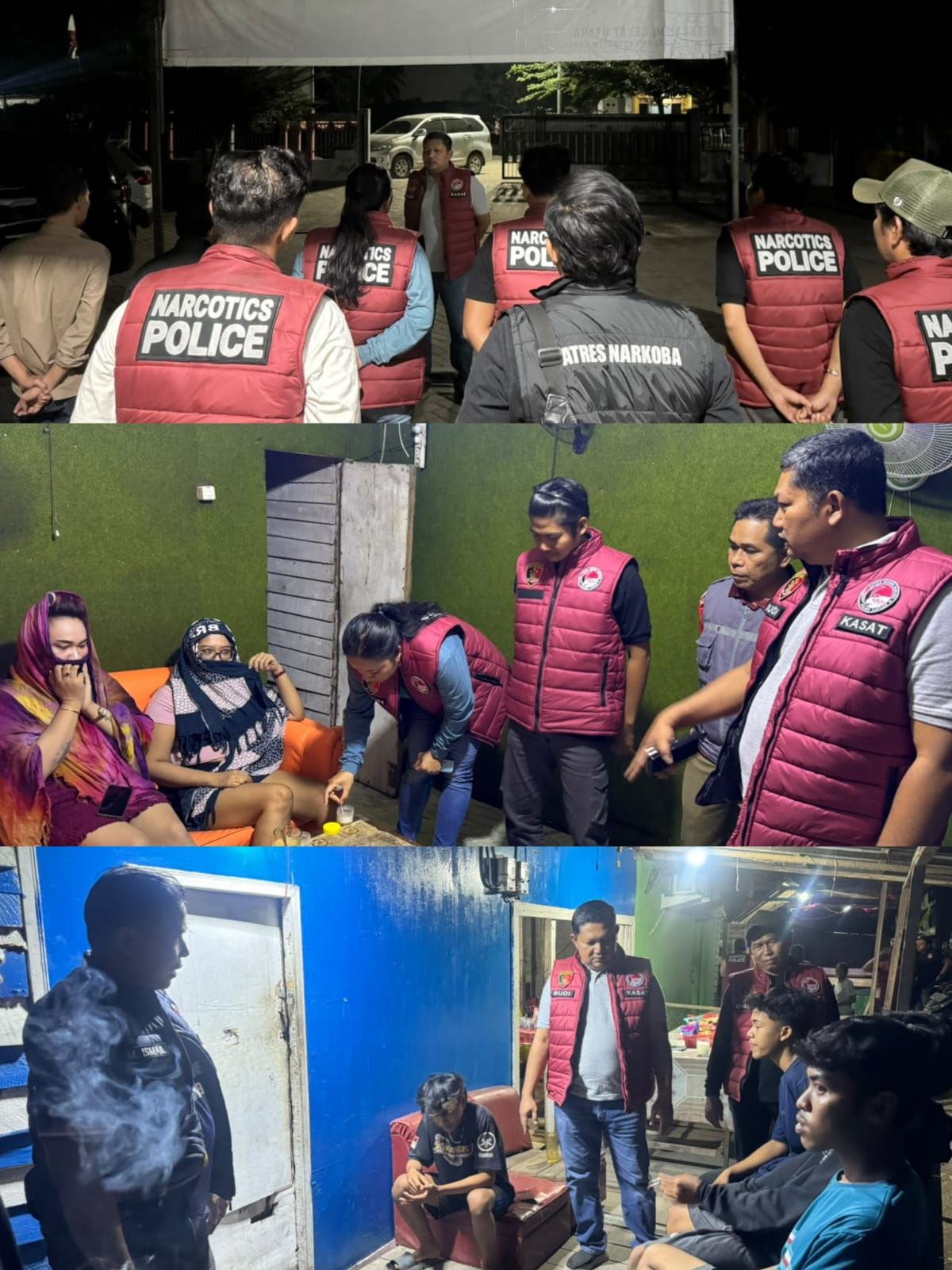 Polres Kapuas Gelar Patroli Antinarkoba, Dua Orang Positif Methamphetamine