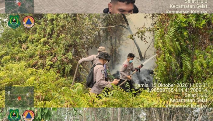 Kebakaran Lahan di Jalan Pemuda Berhasil Dipadamkan, Luas 1,5 Hektare