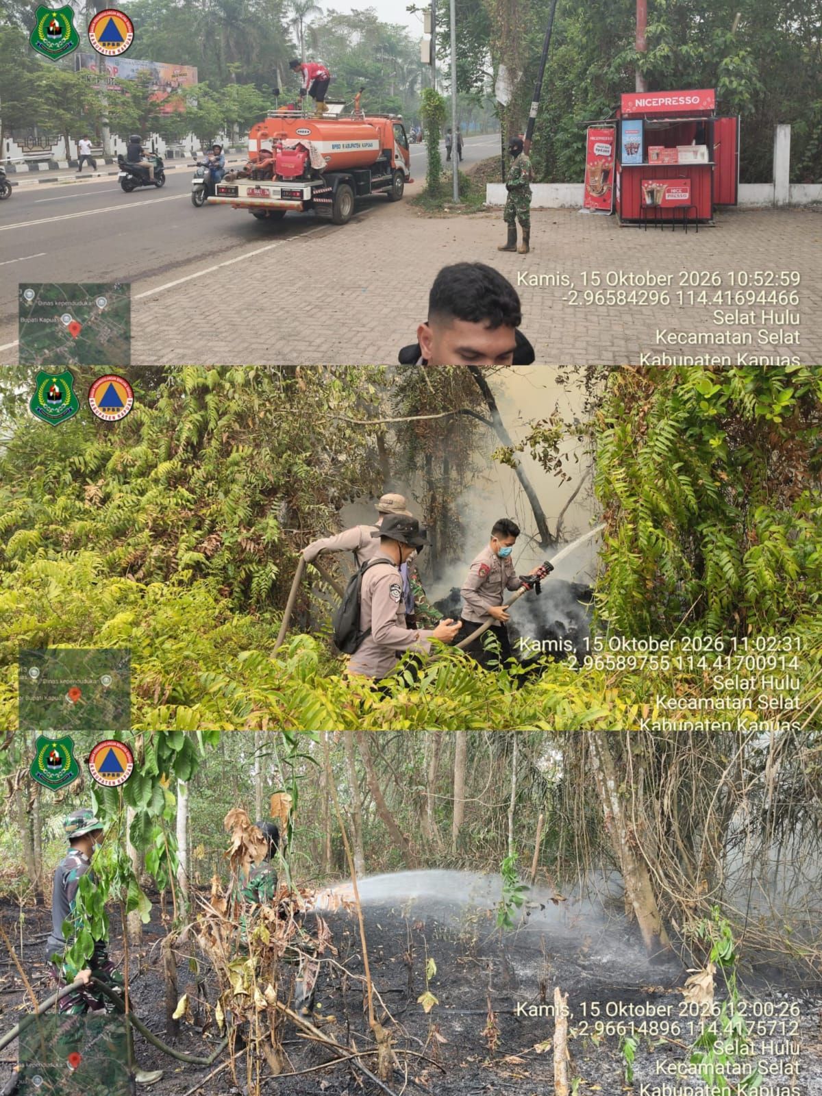 Kebakaran Lahan di Jalan Pemuda Berhasil Dipadamkan, Luas 1,5 Hektare