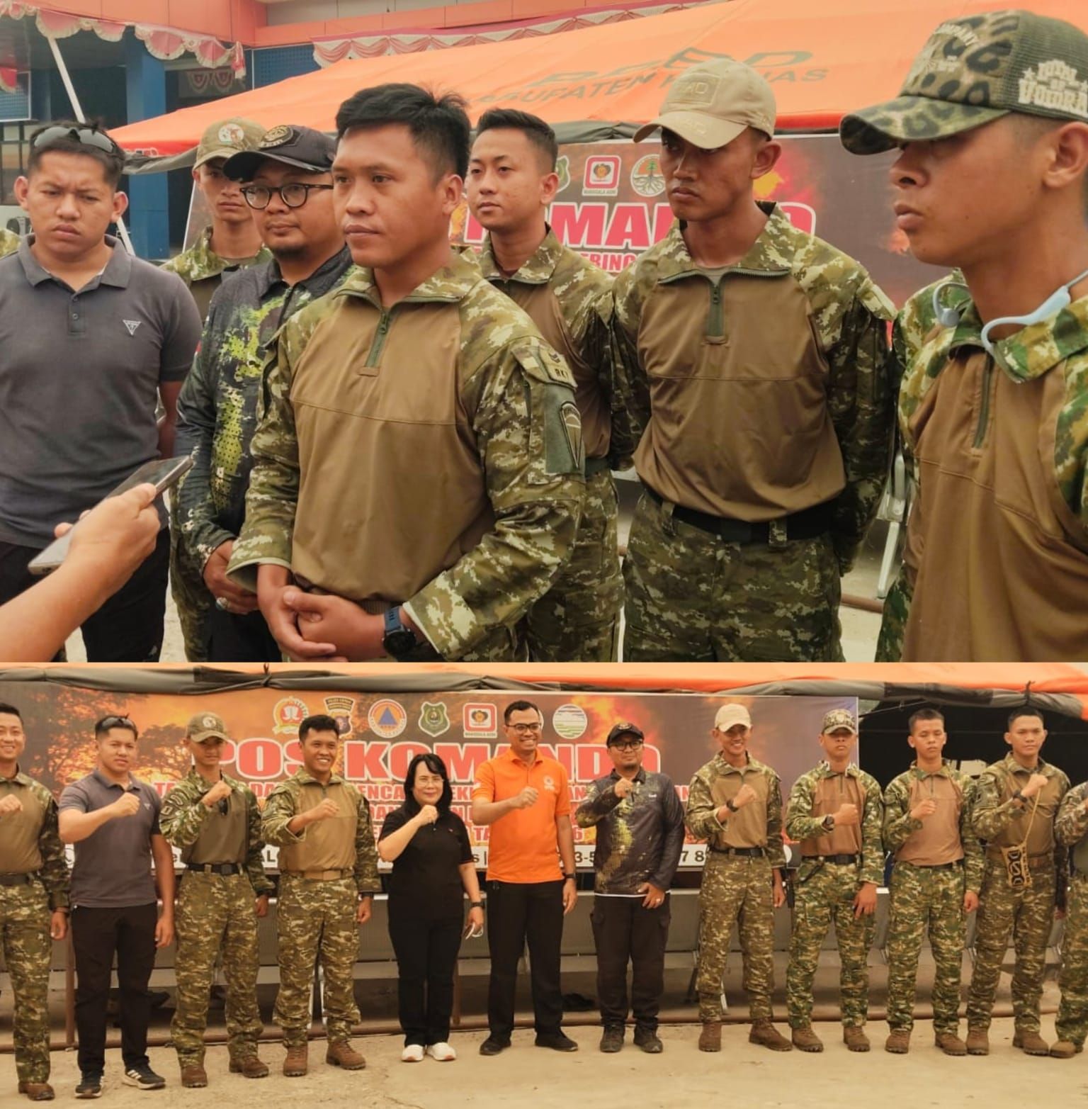 Tim Khusus Drone Dragonfish 25 TN-AD, Diterjunkan ke Kapuas Pantau Titik Api Karhutla