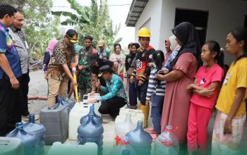 Bersama PDAM dan Kodim, Pemkab Batola Terus Bergerak Salurkan Air Bersih