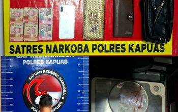Bawa 18 Paket Sabu, Pria di Sei Teras Kapuas Diamankan Polisi