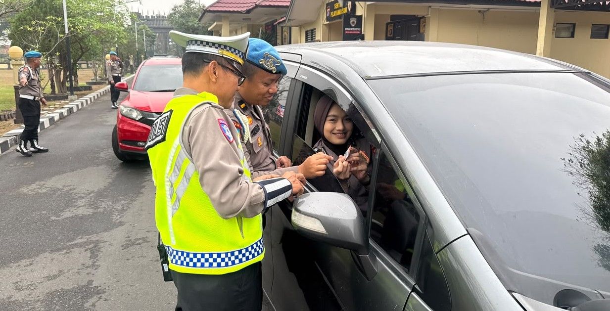 Operasi Patuh Telabang 2026, Kelengkapan Berkendara Personel Polda Kalteng Juga Diperiksa