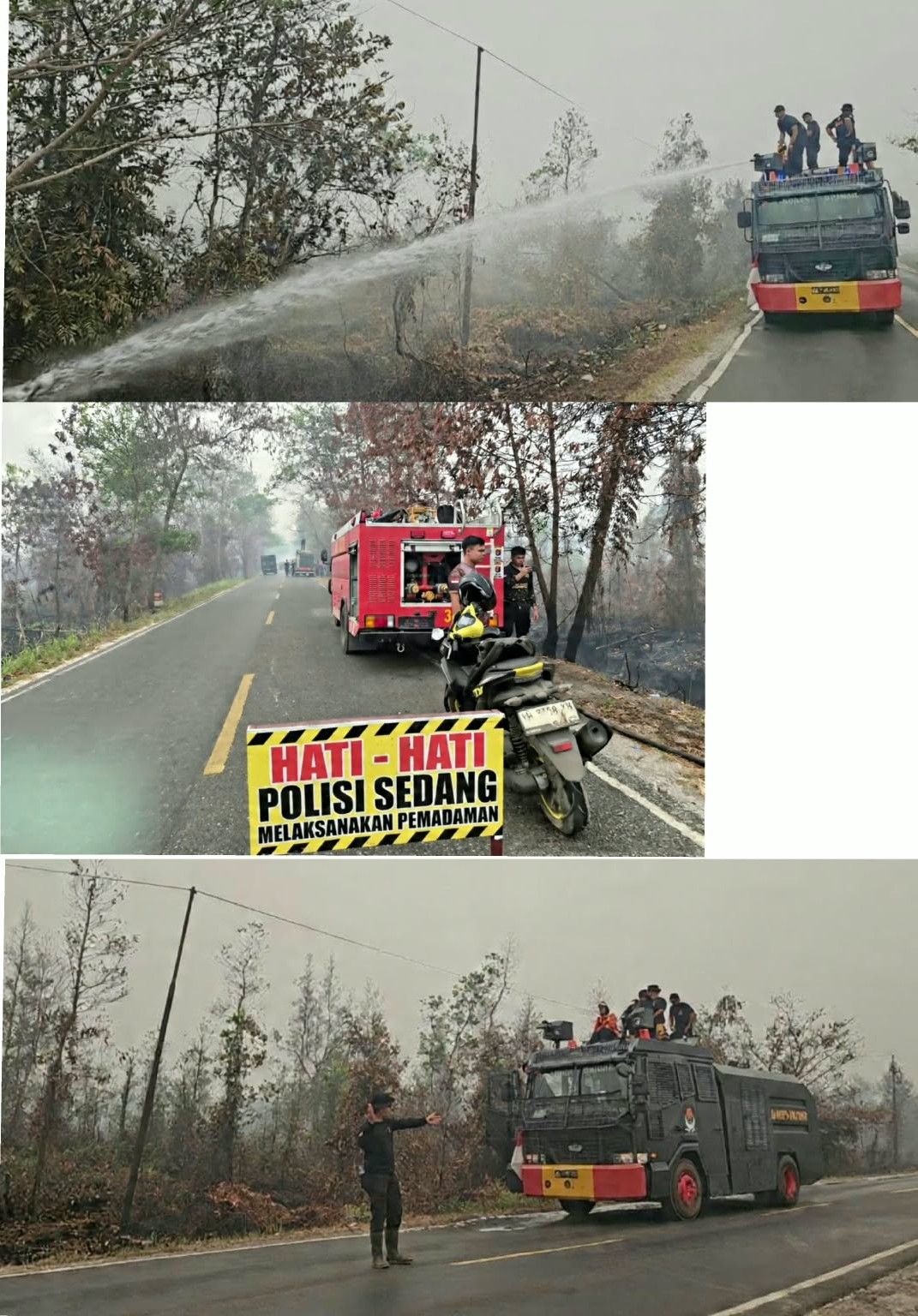 Polda Kalteng Imbau Pengendara Hati-Hati Saat Melintasi Jalan Mahir-Mahar Lingkar Luar Palangka Raya