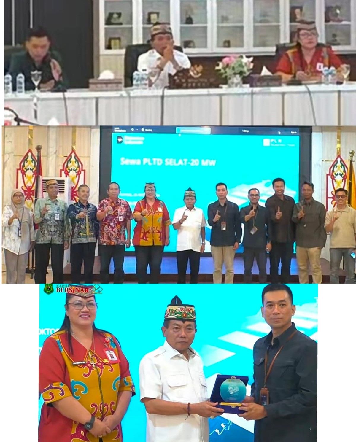 Bupati Kapuas Terima Kunjungan Manajer PLN UP Kalteng, Bahas Penambahan Pembangkit Listrik 20 MW