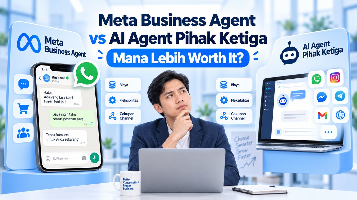 Meta Business Agent vs AI Agent Pihak Ketiga, Mana Lebih Worth It?