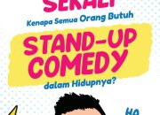 Tak Harus Jadi Komika, Zie Brb Ajak Pembaca Mencoba Stand-up Comedy lewat Buku Pertamanya Tak Harus Jadi Komika, Zie Brb Ajak Pembaca Mencoba Stand-up Comedy lewat Buku Pertamanya